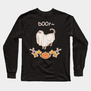 A ghost and totally not a dog Long Sleeve T-Shirt